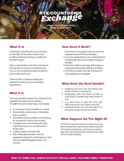 NYE Countdown Exchange